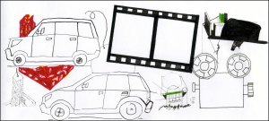 Like fractured scenes of a movie