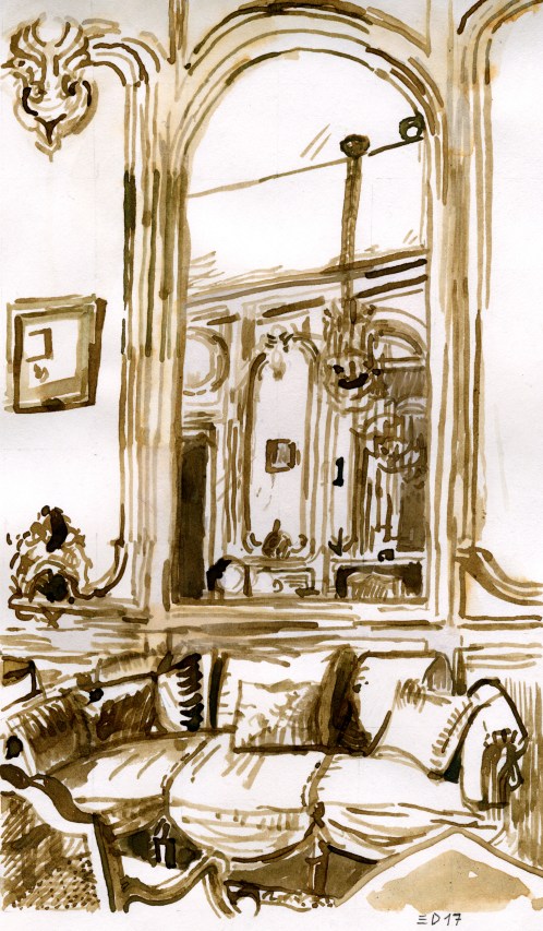 256 Interno con specchiera 2017