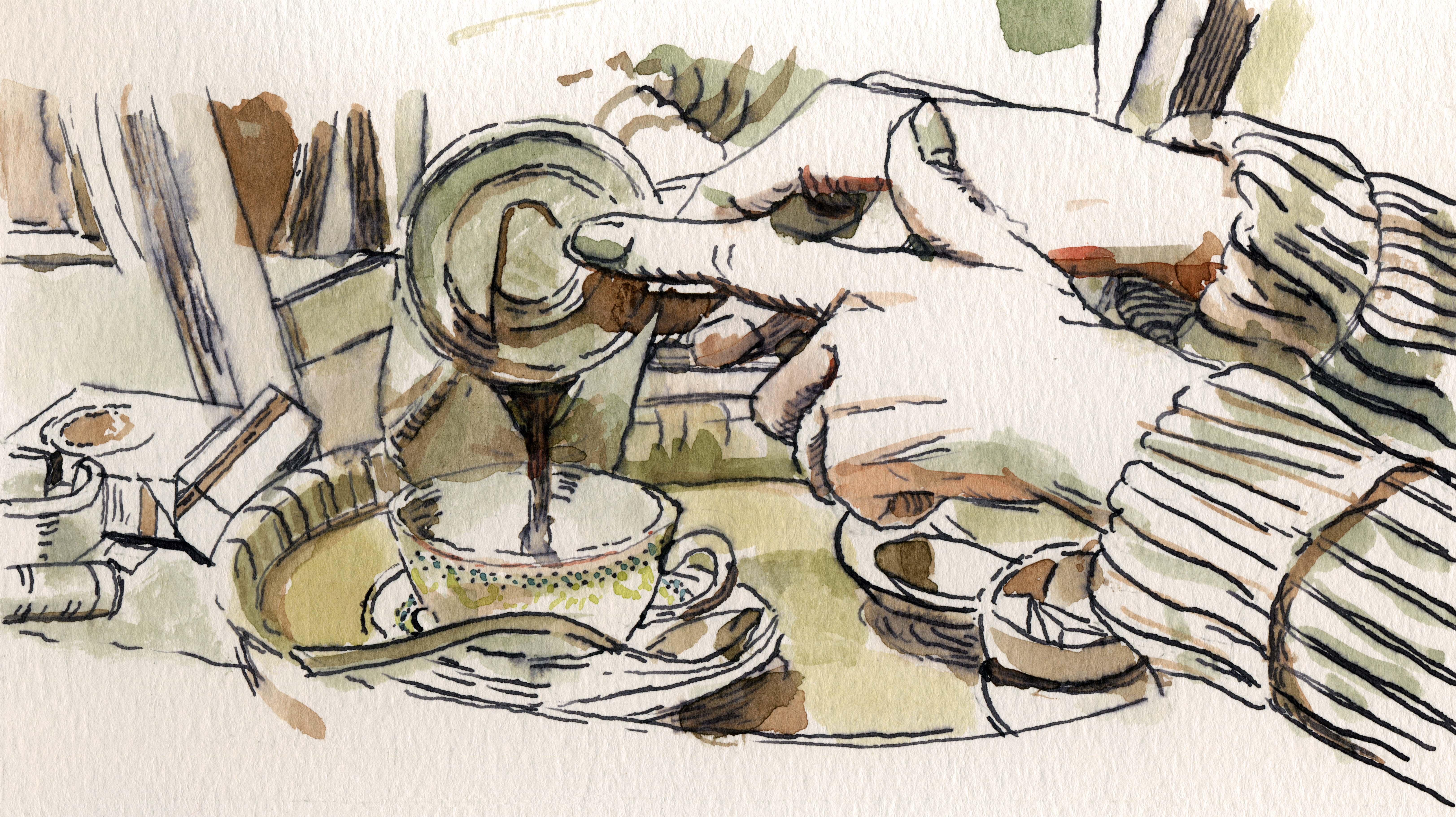 336 Intenta a prendere il suo tè 2018