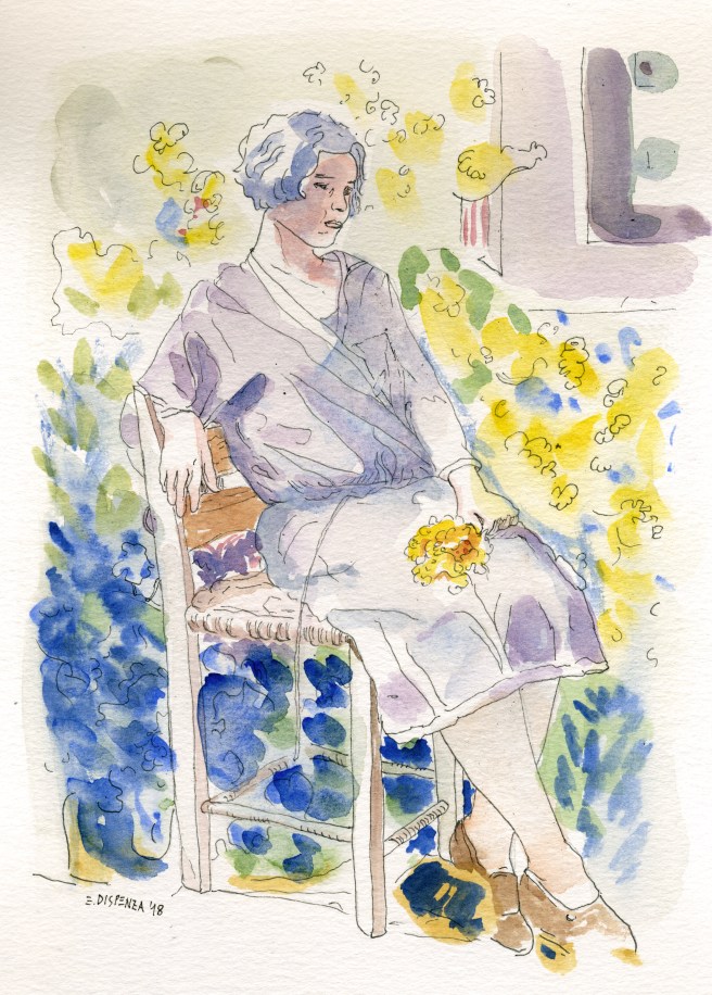 357 Ragazza in giardino 2018