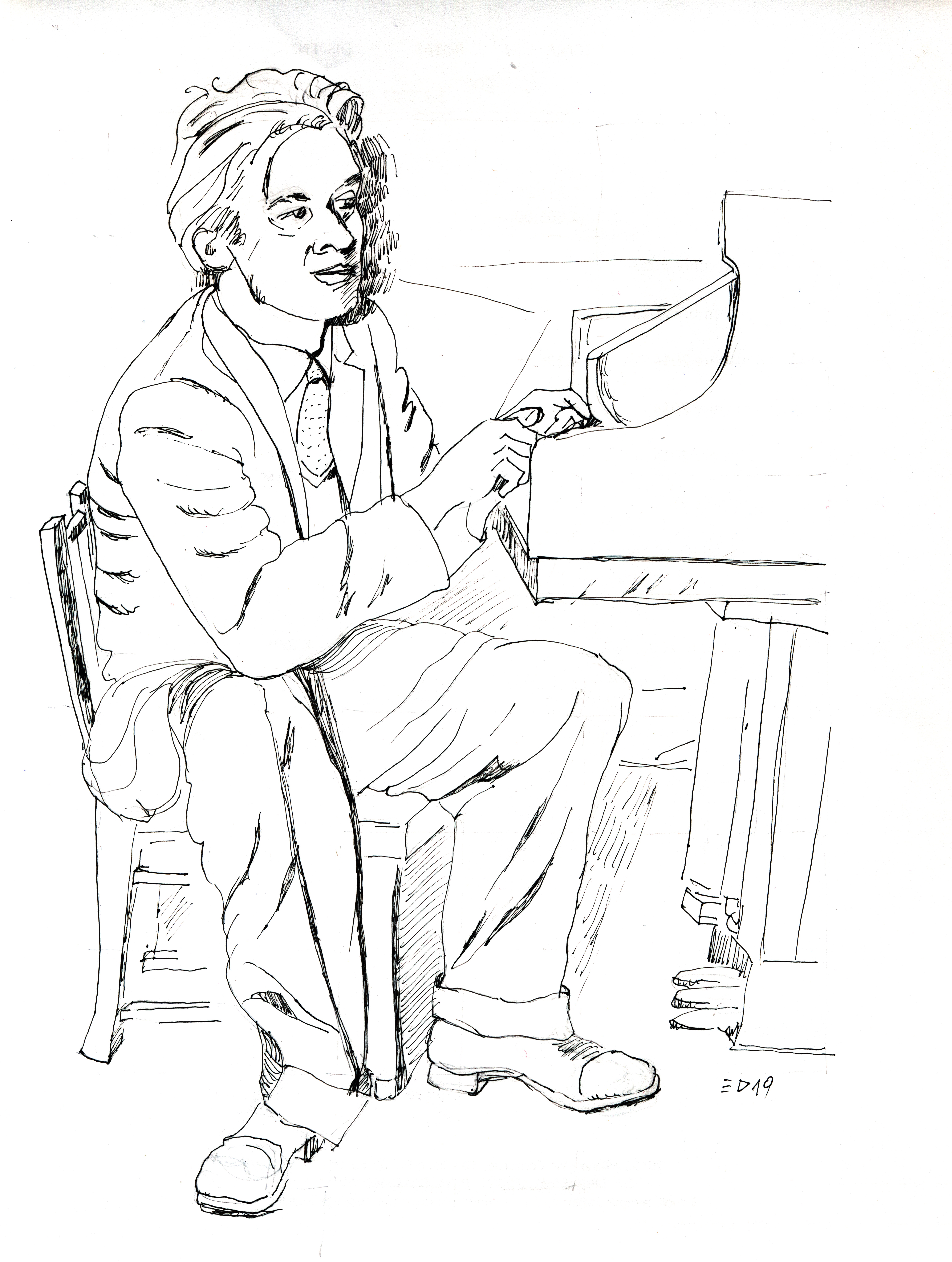 510 Pianista e la sua sedia 2019